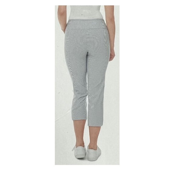 NWT S.C.&Co Women Petal Slit Capri Pull On Tummy Control Pant Size 16 $50 AA63 - Picture 2 of 3